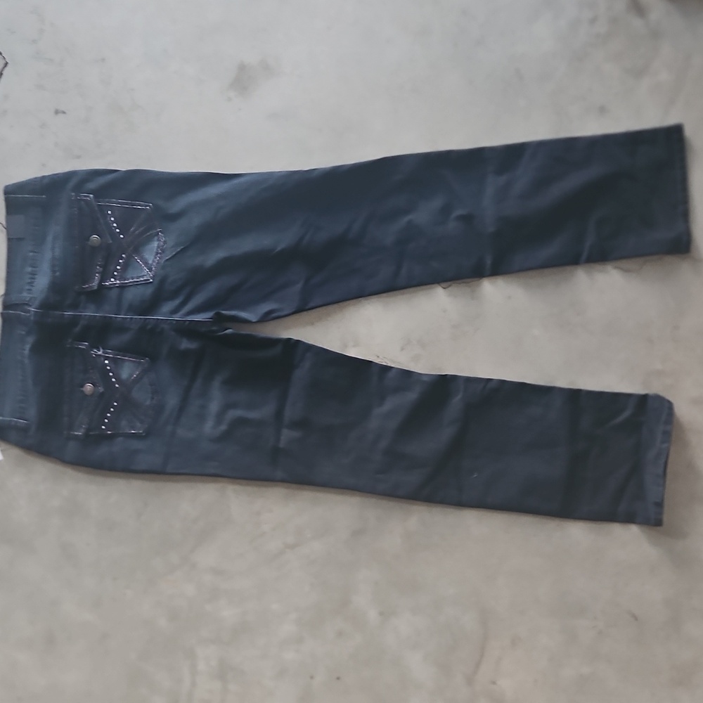 Wallflower Women's Dark Blue Jeans The Luscious Curvy Fit 14 Plus Long - Picture 3 of 9